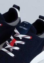 Saint James Unisex BASK UBAC V4HD30 Recycled Wool Sneakers by Ubac NAVY - Image 2