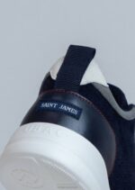 Saint James Unisex BASK UBAC V4HD30 Recycled Wool Sneakers by Ubac NAVY - Image 4