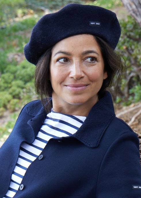 saint_james_unisex_beret_france_v4hd19_french_beret_hat_navy.jpg Saint James Unisex BERET FRANCE V4HD19 French Beret Hat NAVY - Image 1