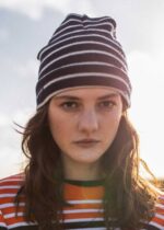 Saint James Unisex CARTIER V4HD70 Nautical Striped Wool Blend Beanie NAVY/IVORY - Image 6