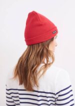 Saint James Unisex CARTIER V4HD85 Nautical Wool Blend Beanie RED - Image 2