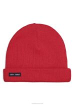 Saint James Unisex CARTIER V4HD85 Nautical Wool Blend Beanie RED - Image 3