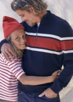 Saint James Unisex CARTIER V4HD85 Nautical Wool Blend Beanie RED - Image 4