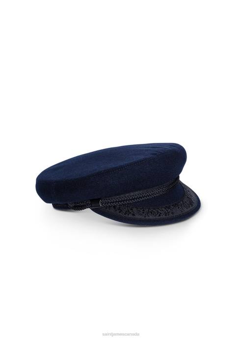 Saint James Unisex CASQUETTE MARIN V4HD25 French Sailor Cap NAVY - Image 2