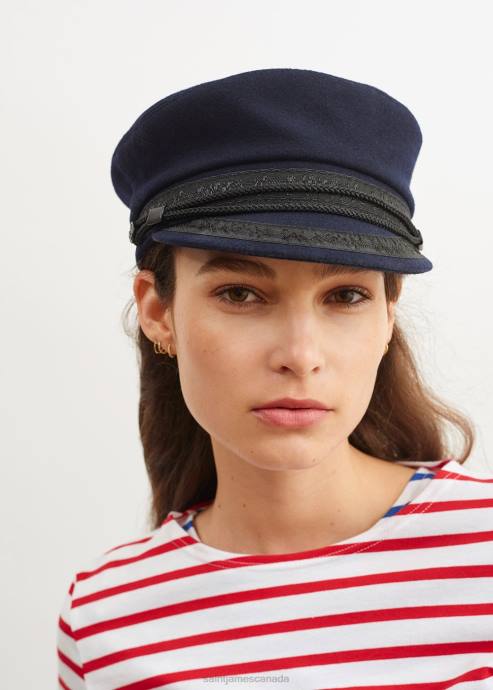 Saint James Unisex CASQUETTE MARIN V4HD25 French Sailor Cap NAVY - Image 4