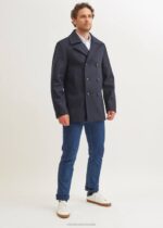Saint James Unisex GALION V4HD154 Traditional Nautical Reefer NAVY - Image 6