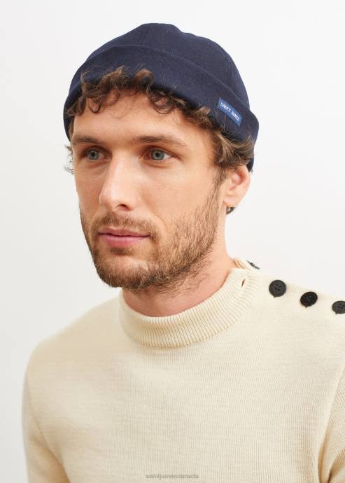 saint_james_unisex_marin_miki_v4hd79_watch_cap_navy.jpg Saint James Unisex MARIN MIKI V4HD79 Watch Cap NAVY - Image 1