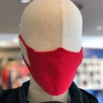 Saint James Unisex MASQUE TRICOT V4HD167 Cotton Knit Face Mask RED