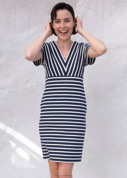 saint_james_unisex_menerbes_v4hd83_breton_striped_dress_by_romain_brifault_heavyweight_cotton_navy_ecru.jpg Saint James Unisex MENERBES V4HD83 Breton Striped Dress by Romain Brifault Heavyweight Cotton NAVY/ECRU - Image 1