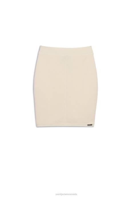 Saint James Unisex POMMERAYE V4HD123 Wool Skirt by Romain Brifault IVORY - Image 2