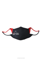 Saint James Unisex TRICOLOR FACE MASK V4HD111 Cotton Knit Face Mask with Logo NAVY LOGO - Image 3