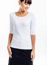 Saint James Women GARDE-COTE III V4HD16 Solid White Top With UV Protection Fit WHITE - Image 4